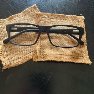 Sean John Matte Black Glasses